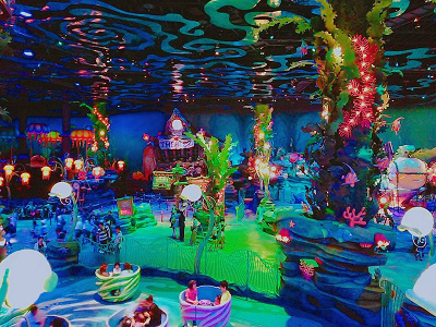 リトルマーメイドの世界☆ディズニーシー「マーメイドラグーン」の背景