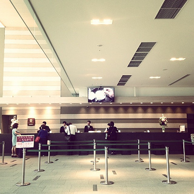 相鉄グランドフレッサ 東京ベイ有明のロビーの様子