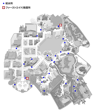 USJの救護室の場所