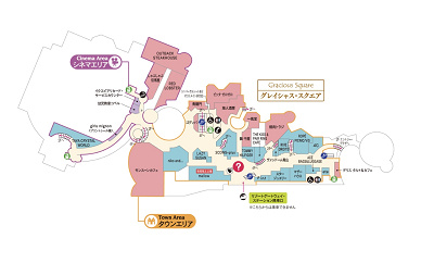 グレイシャス・スクエアの地図 