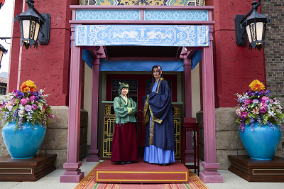 グリーティングできる猫猫と壬氏