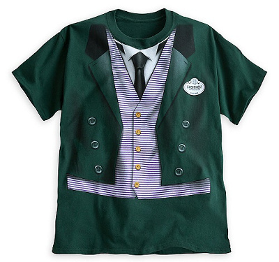 男性キャスト柄のTシャツ