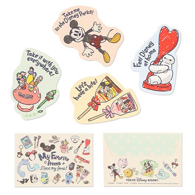 メッセージカード(ディズニーお土産モチーフグッズ)