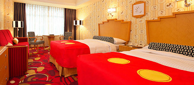 ミッキーマウスルーム】アンバサダーホテルのミッキーの客室！料金