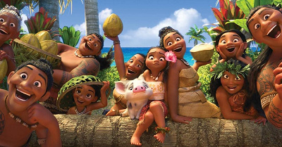 モアナと島の人々