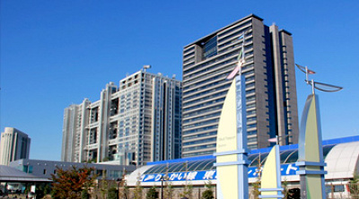 東京テレポート駅付近