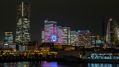 夜景とコスモワールド