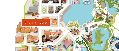 アトラクション貸切ナイトの参加証引換場所