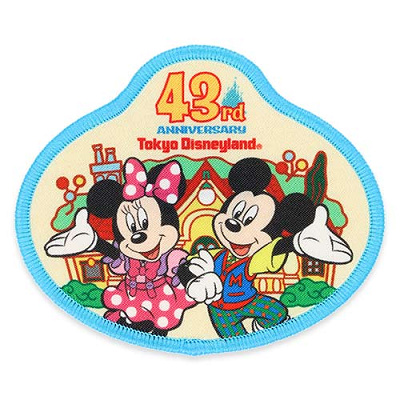 ワッペンアクセサリー(ディズニーランド43周年グッズ)