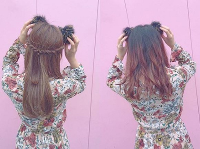 柄ワンピコーデ