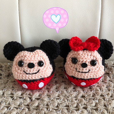 まんまるでかわいいミッキー&ミニー