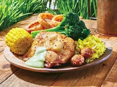 海賊プレート:ゾロのチキンプレート~へェ…うめェじゃねェか~