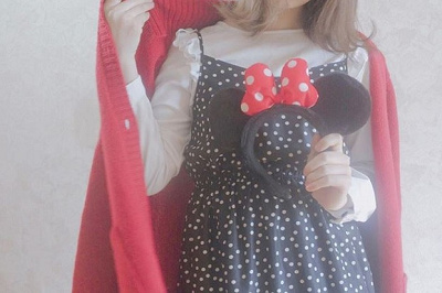 水玉ワンピース