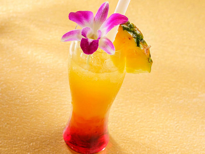 ポリネシアンパンチ（パイナップル、マンゴー、紅茶ゼリー）