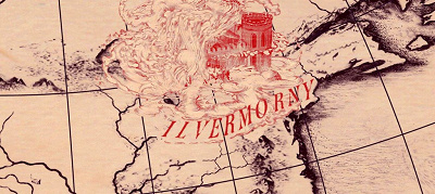 「Pottermore」魔法学校の世界地図(イルヴァーモーニー)