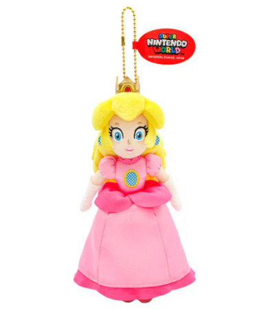 ピーチ姫ぬいぐるみキーチェーン
