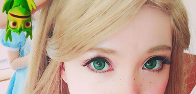 ラプンツェルの目はグリーン