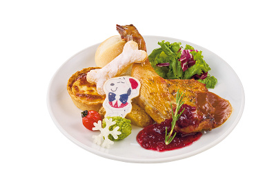 ローストチキン～デミグラス＆ベリーソース～