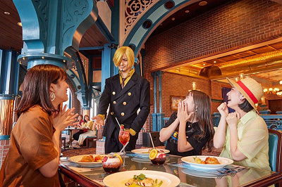 【USJ限定★】サンレス サンジの海賊レストラン　アクリルコースター　サンジ