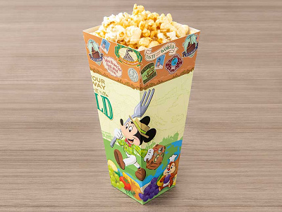 メタリックブルー　disney　ポップコーン ミッキー バルーン メタリックブルー ポップコーンバケット