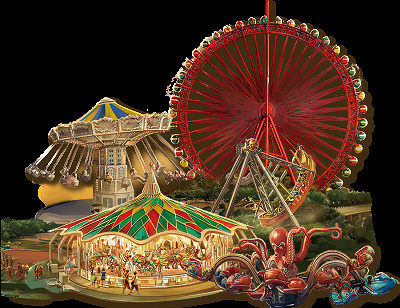 昭和レトロな遊園地