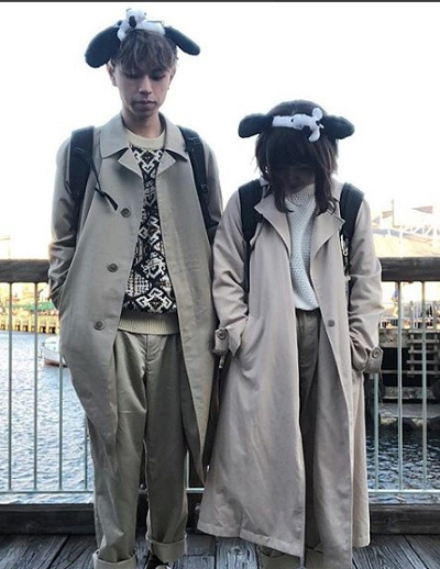 トレンチコートでちょっと大人っぽいスヌーピーコーデ
