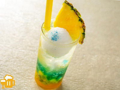 スパークリングカクテルフロート(ラム&トロピカルフルーツ)