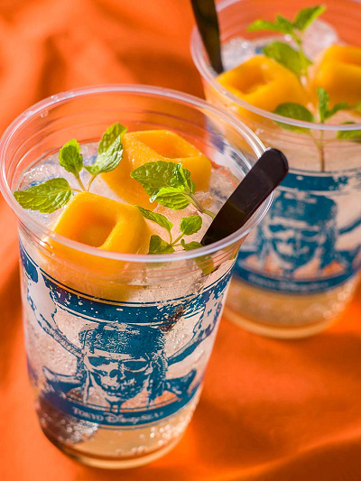スパークリングカクテル(ラム&マンゴーシャーベット)