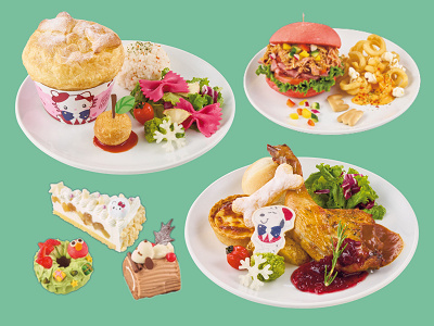 スタジオスターズレストランのクリスマスメニュー