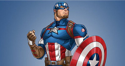 キャプテン・アメリカがムジョルニアを持つシーンは?