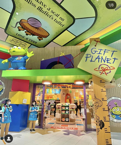 トイ・ストーリーホテルの写真映えスポット⑥：ギフトプラネット