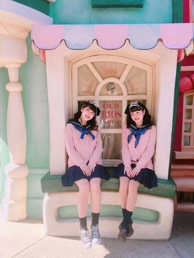 制服＋カラーカーディガン