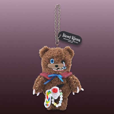 ユニバハロウィン2022グッズ:ハミクマのマスコットキーチェーン