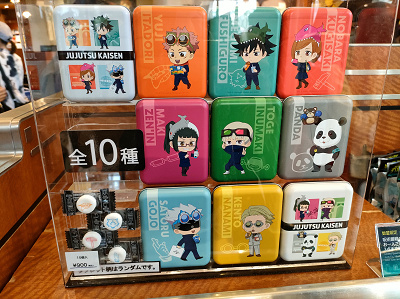 USJ×呪術廻戦コラボグッズ：コレクタブルタブレット缶