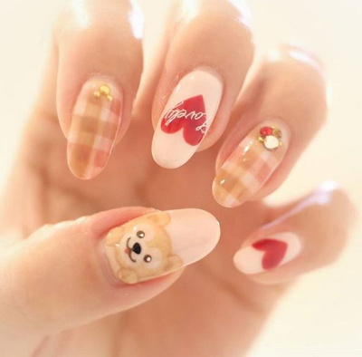 バレンタインアート