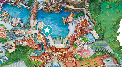 ヴェネツィアン・カーニバル・マーケットの地図