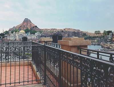 バルコニールームからの眺め