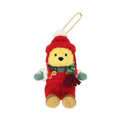 プーさんぬいぐるみバッジ(クリスマスグッズ2026)