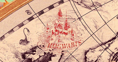 魔法学校の世界地図(ホグワーツ魔法魔術学)「Pottermore」
