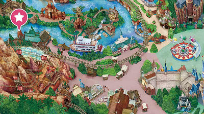 ウッドチャック・グリーティングトレイルの地図