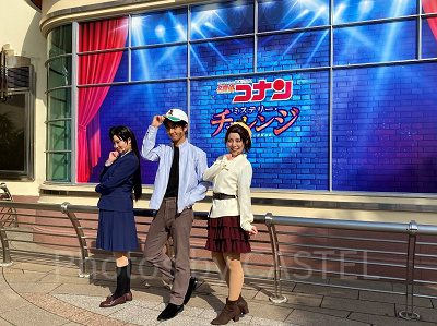 2021年の名探偵コナン・ミステリー・チャレンジ撮影OKタイムの様子