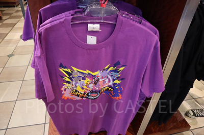 2023ハロウィンポケモングッズ/ポケモンTシャツ（パープル）