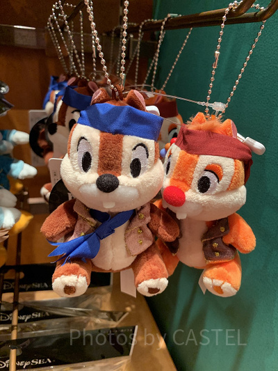 チップとデールぬいぐるみバッジセット