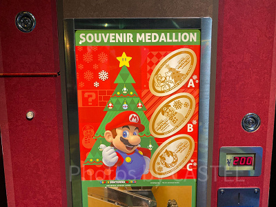 マリオのメダリオン（クリスマス）／USJクリスマスグッズ 2022