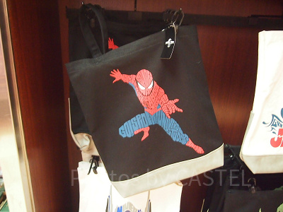 スパイダーマンタイポグラフィトートバッグ