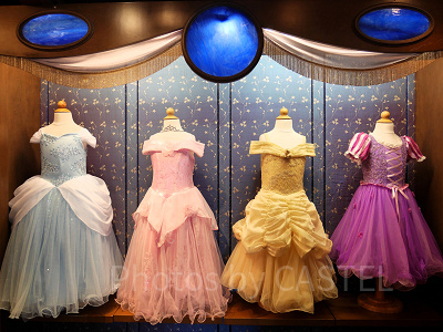 ディズニープリンセスのドレス