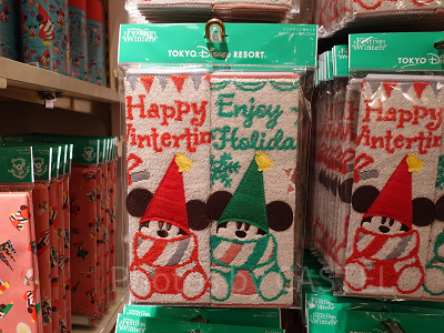 ディズニー・クリスマス・リルリンリングッズ：ミニタオルセット
