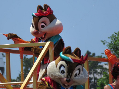 夏のショーでびしょぬれになっても大丈夫