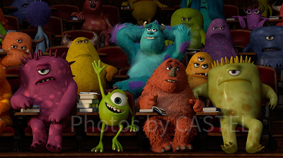 モンスターズ・ユニバーシティのあらすじと登場人物