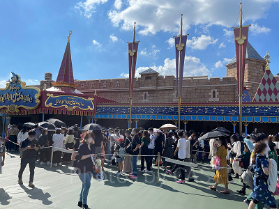 2022年10月のディズニーランドのアトラクションの混雑状況